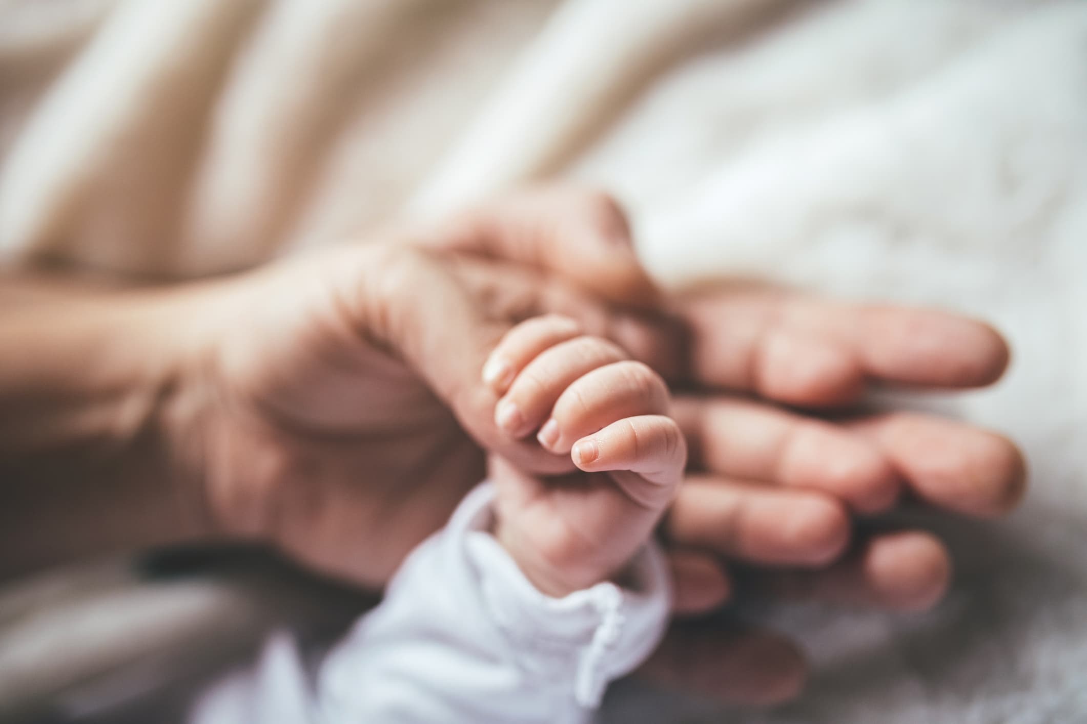 Nahaufnahme von Babyhand